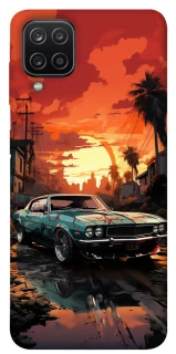 Чохол на Samsung Galaxy A12 Car at sunset фото 1 з 1