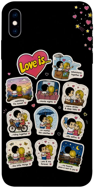 Чохол на Apple iPhone X (5.8") Love is ver.4 фото 1 з 1