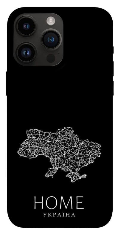 Чохол на Apple iPhone 14 Pro Max (6.7") Ukraine black map фото 1 з 1