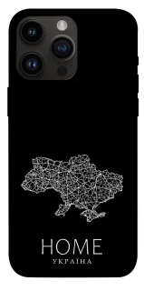 Чохол на Apple iPhone 14 Pro Max (6.7") Ukraine black map фото 1 з 1