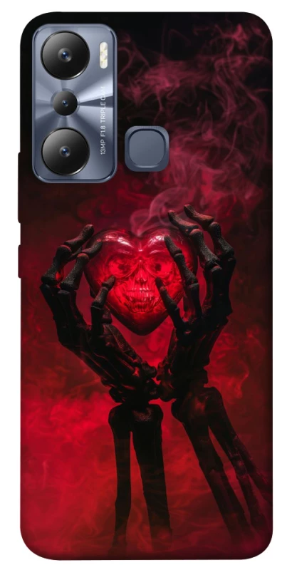 Чохол на Infinix Hot 20i Heart in the hands of a skeleton фото 1 з 1