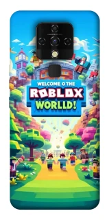 Чехол на TECNO Camon 16 SE Roblox World фото 1 из 1