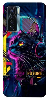 Чохол на TECNO Camon 17 Pro Cyber Cat v2 фото 1 з 1
