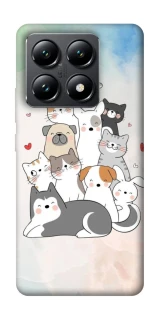 Чохол на Xiaomi 14T Funny Pets ver.2 фото 1 з 1