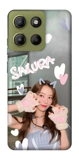 Чохол на Motorola Moto G15 4G Sakura - LE SSERAFIM фото 1 з 1