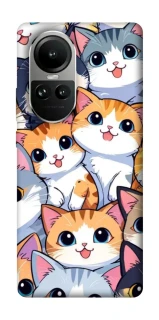 Чехол на Oppo Reno 10 Cute Cat v2 фото 1 из 2
