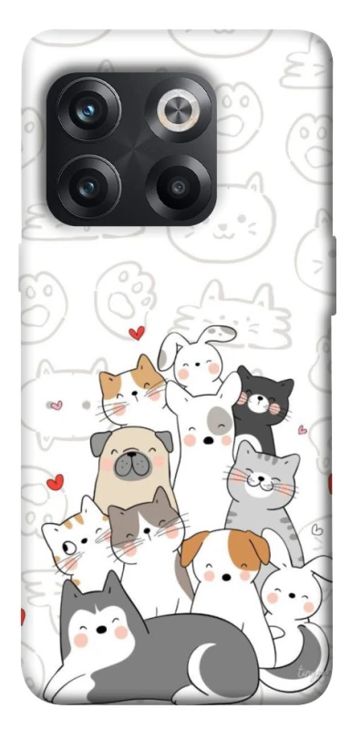 Чохол на OnePlus 10T Funny Pets фото 1 з 1
