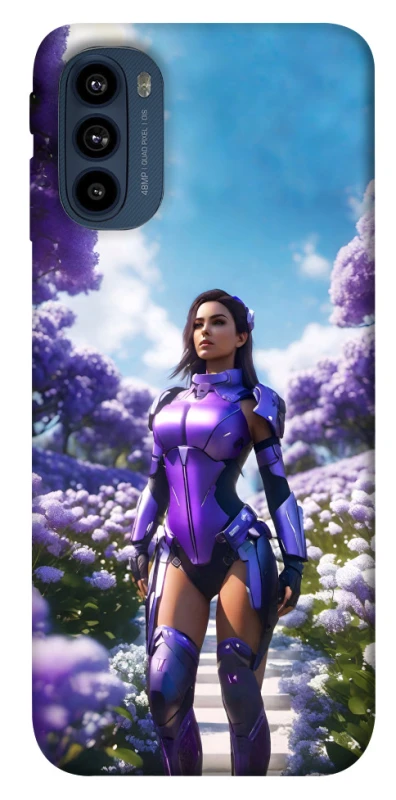 Чехол на Motorola Moto G41 Cyber space girl ver.4 фото 1 из 1