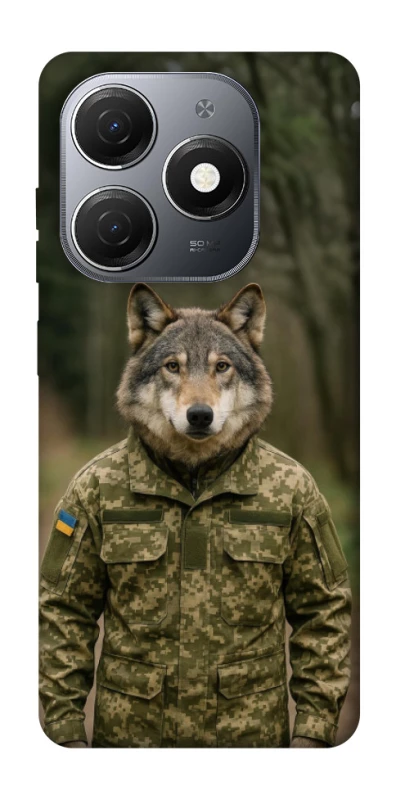 Чохол на TECNO Spark 20 Вовк захисник фото 1 з 1