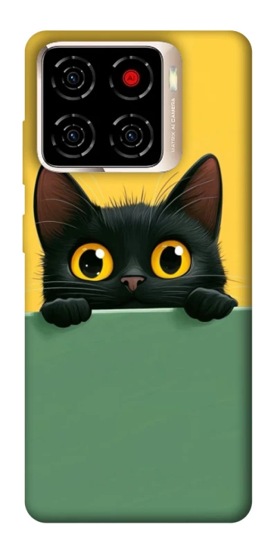 Чохол на ZTE Blade A56 Black cat v2 фото 1 з 1