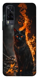 Чохол на Vivo Y31 Вогняний кіт фото 1 з 1