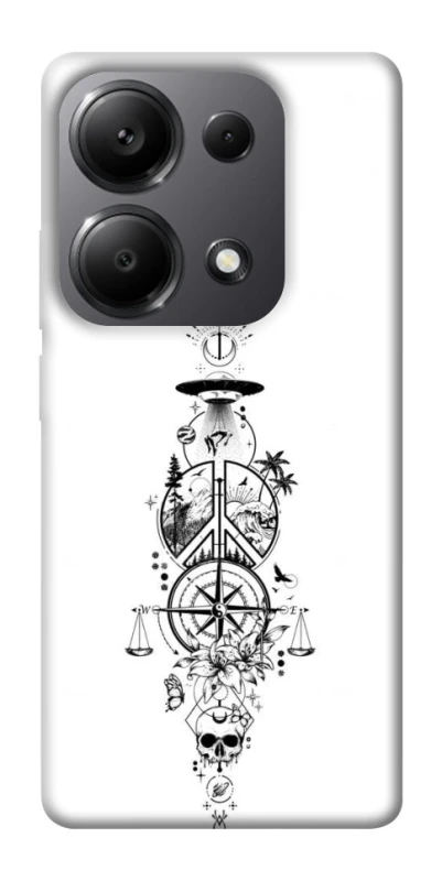 Чохол на Xiaomi Redmi Note 13 Pro 4G Tattoo ver.7 фото 1 з 1