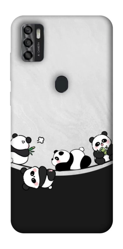 Чохол на ZTE Blade A7s (2020) Four pandas фото 1 з 1