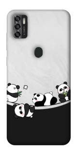 Чохол на ZTE Blade A7s (2020) Four pandas фото 1 з 1