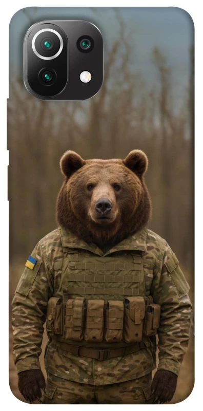Чехол на Xiaomi Mi 11 Lite Медведь защитник фото 1 из 1