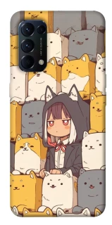 Чохол на Oppo Reno 5 4G Like a cat фото 1 з 1