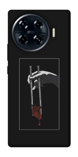 Чехол на TECNO Spark 20 Pro+ Палочки сердцееда фото 1 из 1