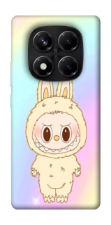 Чехол на Xiaomi Redmi Note 14 Pro 5G Fluffy Rainbow Labubu фото 1 из 1