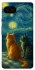 Чехол на Google Pixel 7a Cats under the stars фото 1 из 1