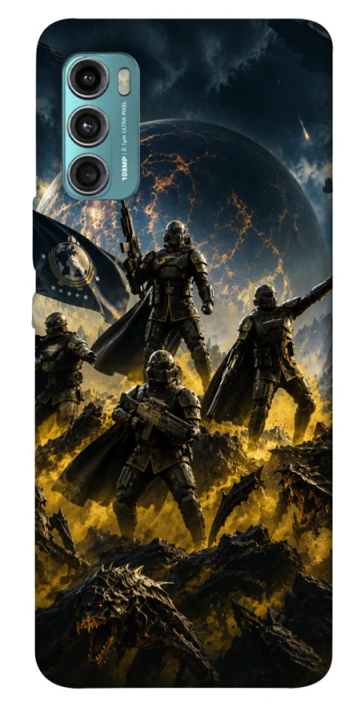 Чохол на Motorola Moto G60 HELLDIVERS фото 1 з 1