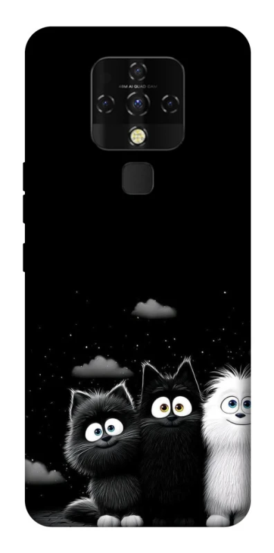 Чехол на TECNO Camon 16 SE Three Cats фото 1 из 1