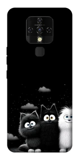 Чехол на TECNO Camon 16 SE Three Cats фото 1 из 1