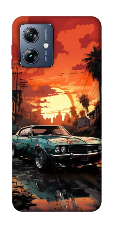 Чохол на Motorola Moto G54 Power Car at sunset фото 1 з 1