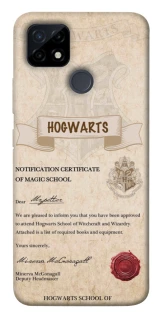 Чохол на Realme C21Y The Hogwarts acceptance letter фото 1 з 1