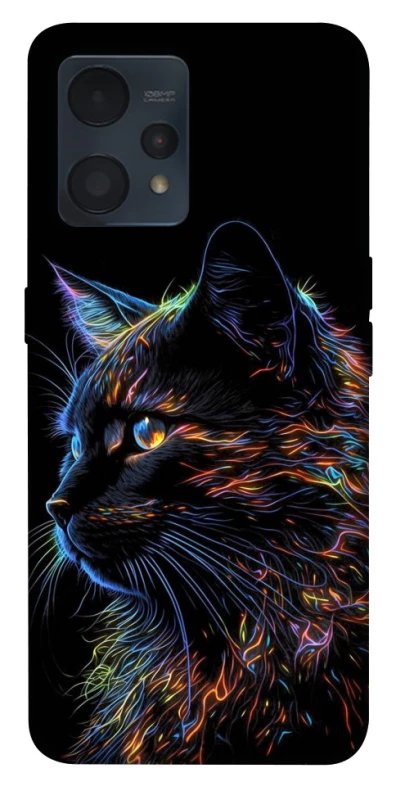 Чохол на Realme 9 4G / 9 Pro+ Чорний кіт фото 1 з 1