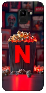 Чехол на Samsung J600F Galaxy J6 (2018) Netflix and popcorn фото 1 из 1