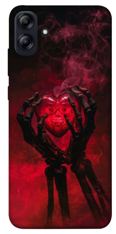 Чохол на Samsung Galaxy A04e Heart in the hands of a skeleton фото 1 з 1