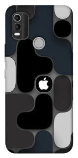 Чехол на Nokia C21 Plus Apple logo ver.8 фото 1 из 1