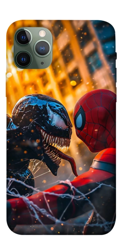 Чехол на Apple iPhone 11 Pro (5.8") Venom vs Spiderman фото 1 из 1