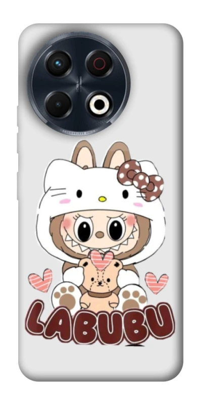 Чехол на TECNO Spark 30 Pro (KL7) Hello Kitty Labubu фото 1 из 1