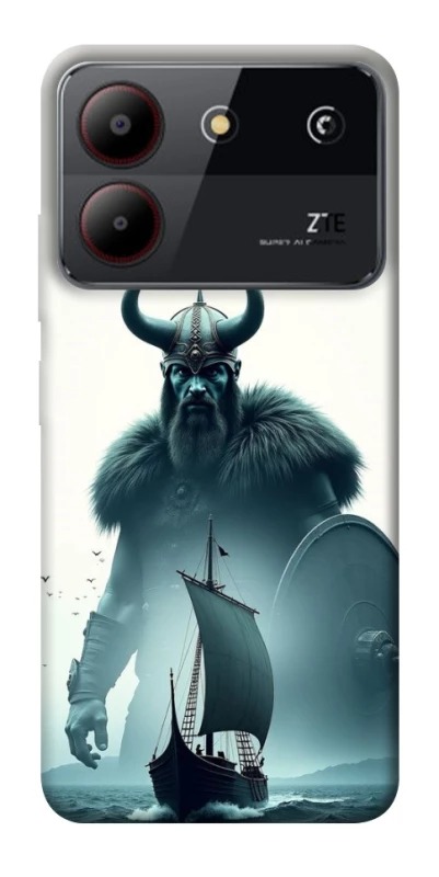 Чохол на ZTE Blade A54 4G Nordic drakkar v2 фото 1 з 1