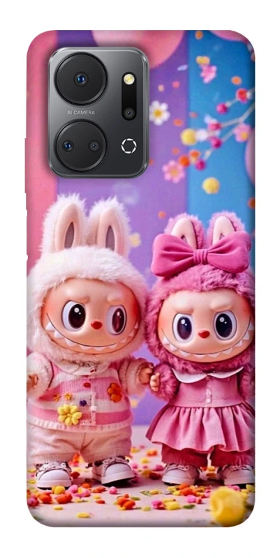 Чохол на Huawei Honor X7a Labubu twins ver.2 фото 1 з 1