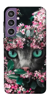 Чохол на Samsung Galaxy S23 FE Кіт в квітах фото 1 з 1