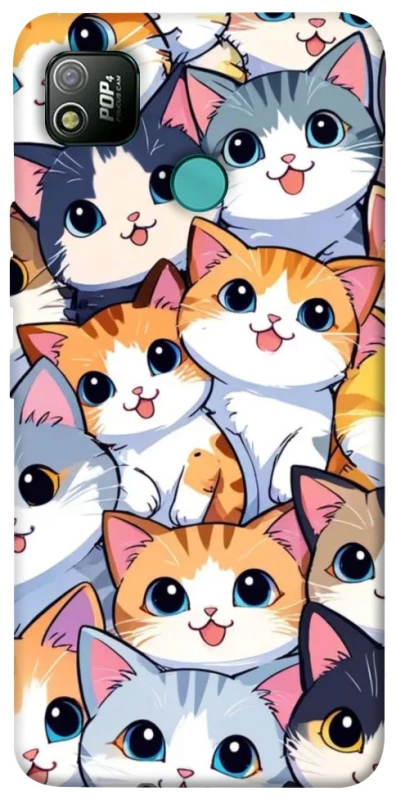 Чехол на TECNO POP 4 Cute Cat v2 фото 1 из 1