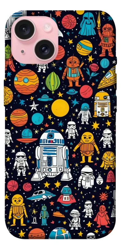 Чохол на Apple iPhone 15 (6.1") Star Wars background ver.2 фото 1 з 1