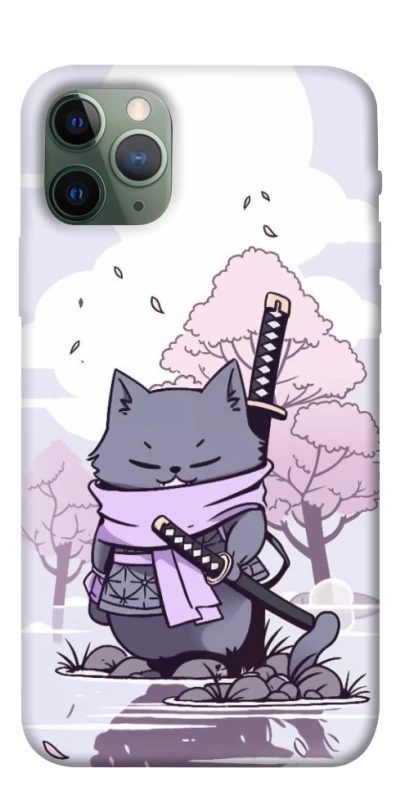 Чехол на Apple iPhone 11 Pro (5.8") Samurai cat фото 1 из 1