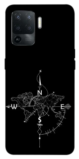 Чохол на Oppo Reno 5 Lite Travel Map фото 1 з 1