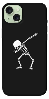 Чехол на Apple iPhone 15 Plus (6.7") Halloween skeleton фото 1 из 1