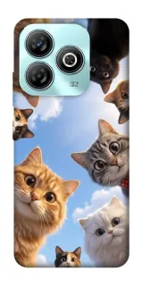 Чехол на ZTE Blade A75 4G Cats фото 1 из 1