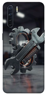 Чехол на Oppo A91 Mechanic фото 1 из 1