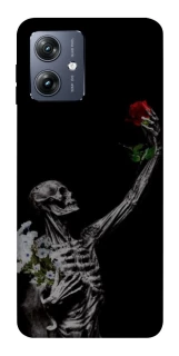 Чохол на Motorola Moto G54 Skeleton vs Rose фото 1 Чохол на Motorola Moto G54 Skeleton vs Rose фото 1 з 1