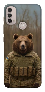 Чохол на Motorola Moto E40 Ведмідь захисник фото 1 з 1