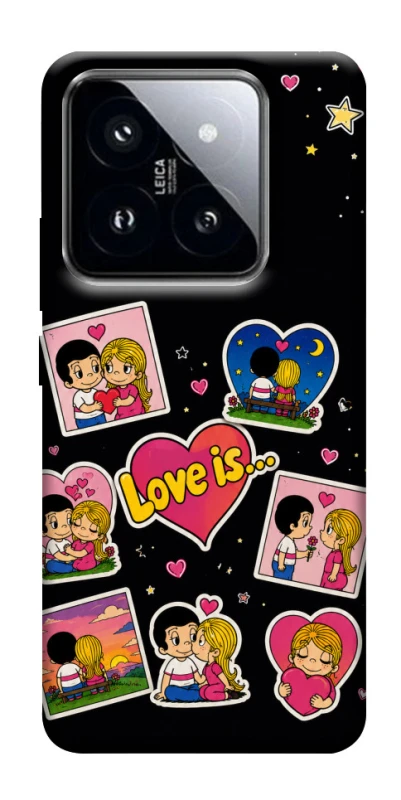 Чохол на Xiaomi 14 Pro Love is фото 1 з 1