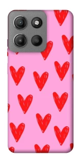 Чохол на Motorola Moto G15 Power Red hearts 2 фото 1 з 1