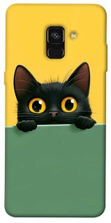 Чохол на Samsung A530 Galaxy A8 (2018) Black cat v2 фото 1 з 1