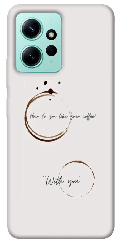 Чохол на Xiaomi Redmi Note 12 4G Coffee with you фото 1 з 1